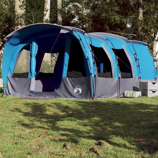 Tunneltent voor gezin 8-persoons waterdicht blauw 1