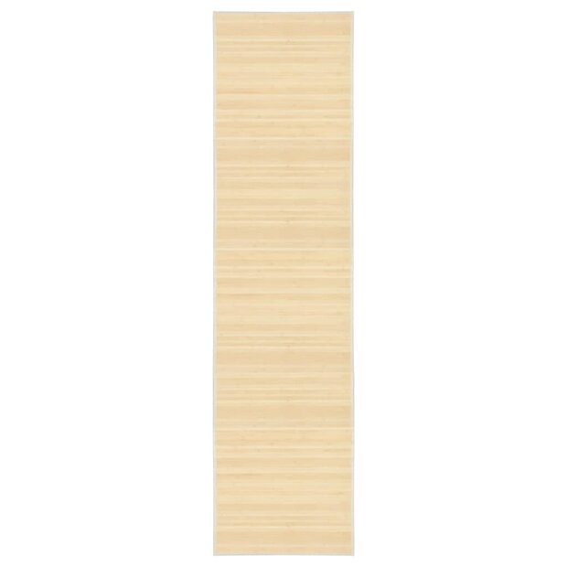 Tapijt 80x300 cm bamboe naturel 1