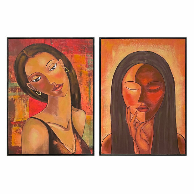 Schilderij DKD Home Decor Abstract Modern (60 x 3,5 x 90 cm) (2 Stuks) 1