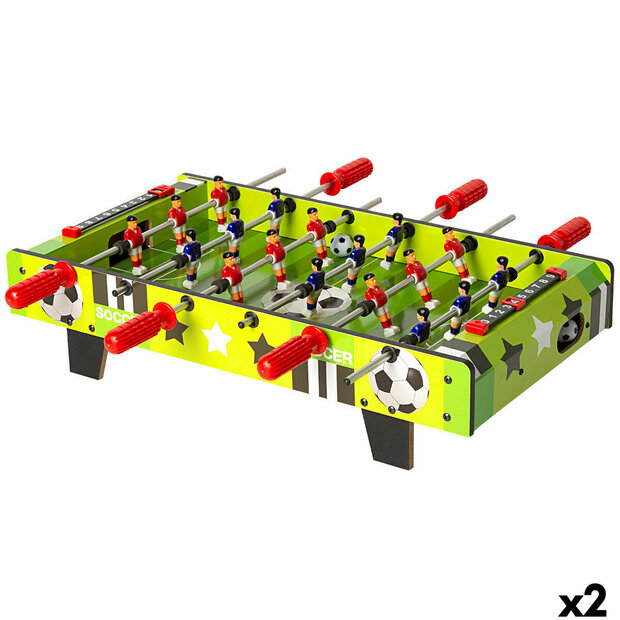 Tafelvoetbal Colorbaby 60 x 14 x 32 cm (2 Stuks) 1