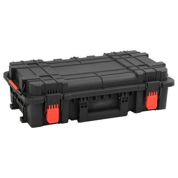 Flightcase draagbaar 56,5x34x16 cm PP zwart 1