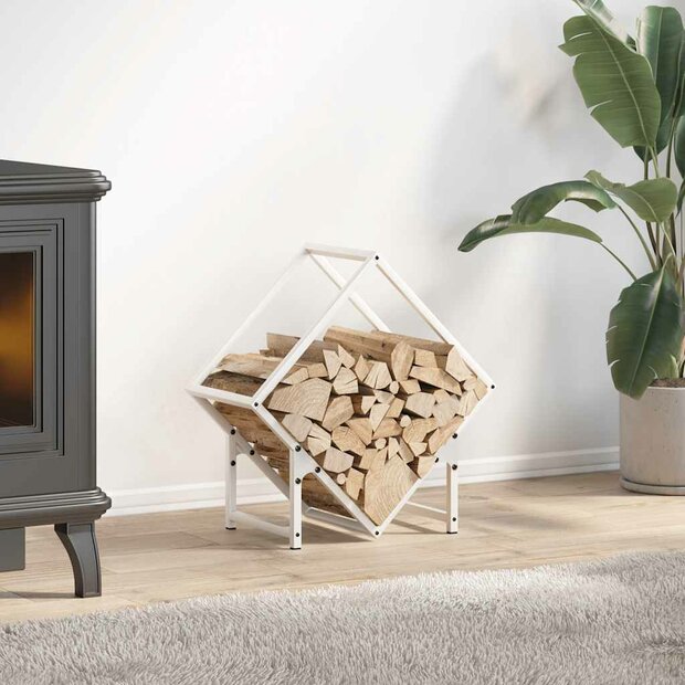 Brandhoutrek 50x25x50 cm koudgewalst staal wit 1