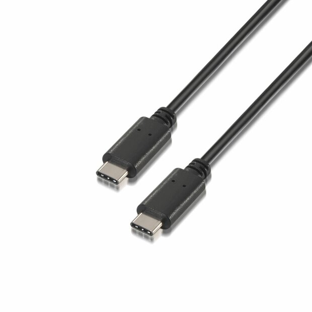 USB-C-kabel Aisens A107-0058 Zwart 3 m 1