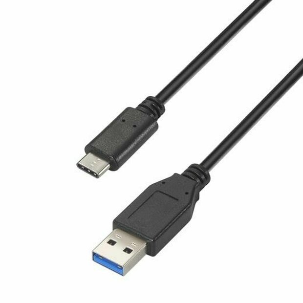 Kabel USB-C naar USB Aisens A107-0060 Zwart 1 m 1