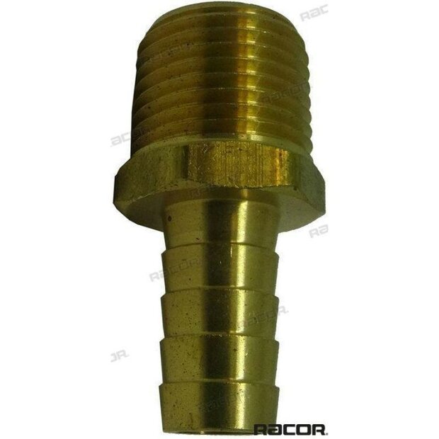 BRA125-1/2X1/2 - SLANGFITTING 1/2X1/2 1