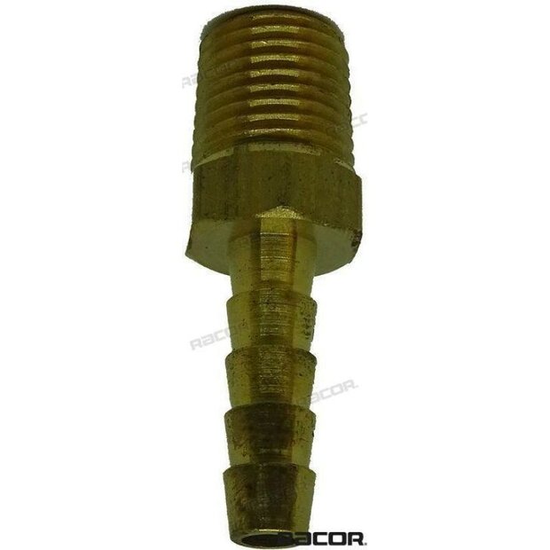 BRA125-1/4X1/4 - SLANGFITTING 1/4X1/4 1