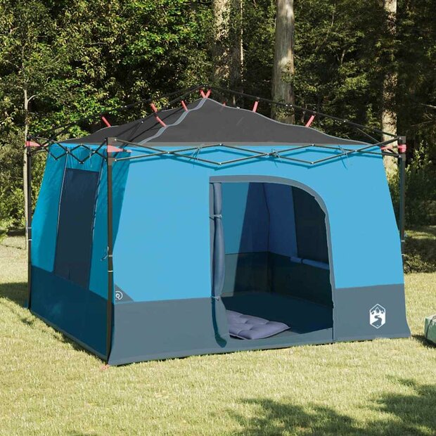 Tent met dak Anders met luchtopening Blauw en Zwart 290 x 288 cm 1