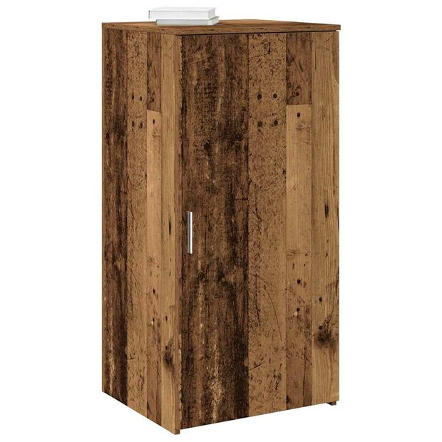 Opbergkast 50x45x103,5 cm bewerkt hout oud houtkleurig 1