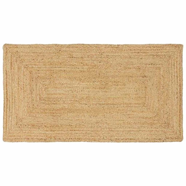 Tapijt Beige 80 x 150 cm Jute 1