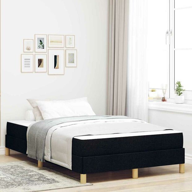 Boxspring bed Zwart en Bruin 120 x 190 cm 1