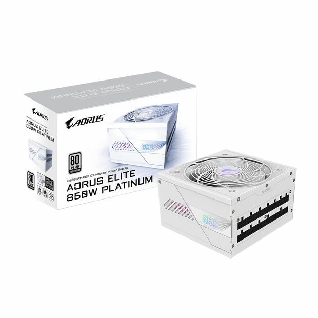 Voedingsbron Gigabyte GP-AE850PM PG5 ICE 850 W 125 W 80 PLUS Platinum 1
