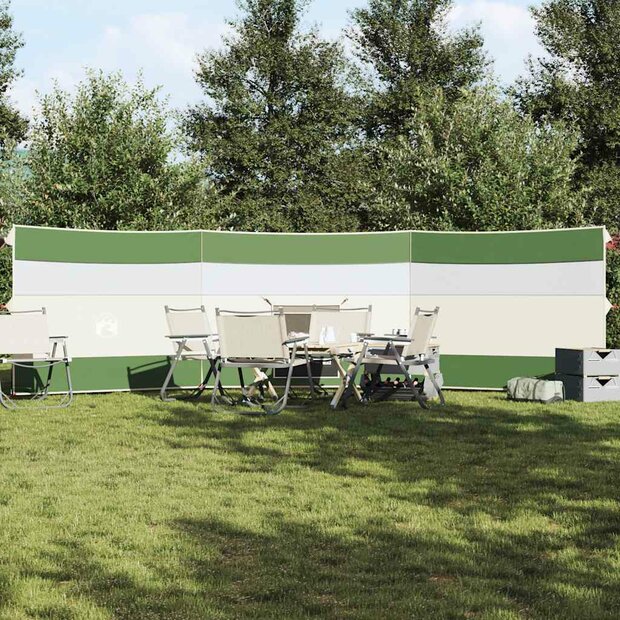 Windscherm camping waterdicht 508x130 cm groen 1