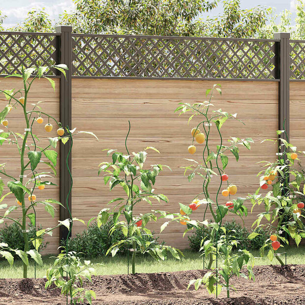 Spiraalvormige plantensteunen 5 pcs Groen 110 cm 1