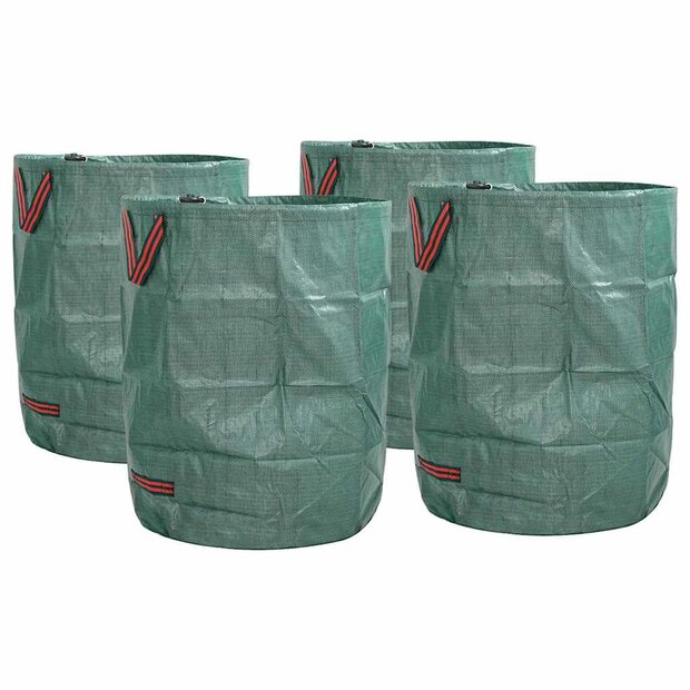 Tuinafvalzakken 4 pcs Groen 66 x 66 x 83,5 cm Polypropyleen 1