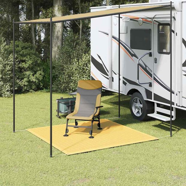 Tenttapijt 200x200 cm beige 1