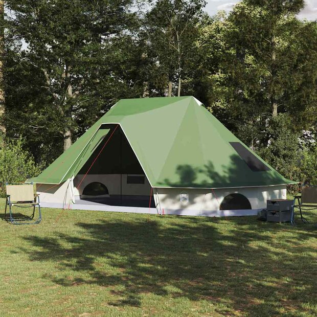 Familie Tipi Tent met dak Groen 680 x 430 x 270 cm 1