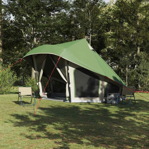 Familie Tipi Tent met dak Groen 508 x 470 x 300 cm 1