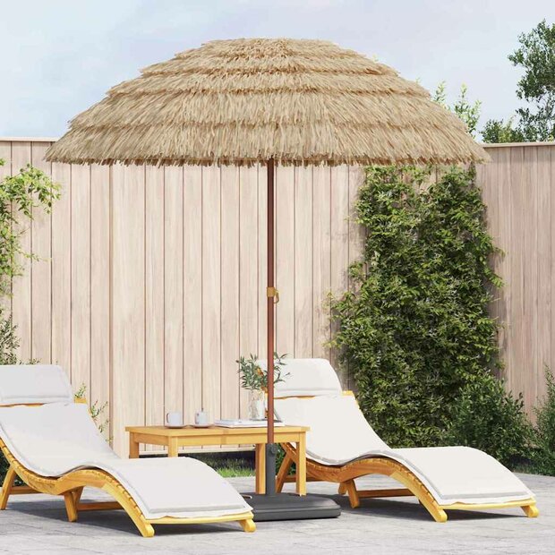 Strandparasol Bruin &Oslash; 206 x 209.5 cm Staal 1