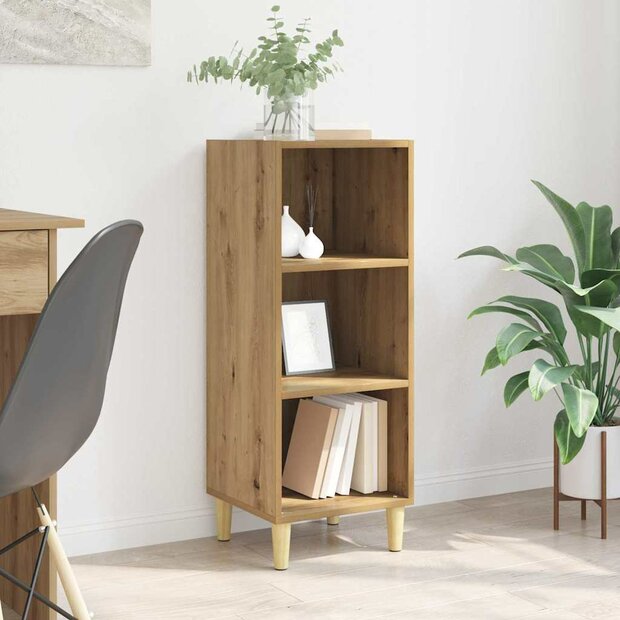 Dressoir artisanaal eikenkleurig 32.5 x 34.5 x 90 cm 1