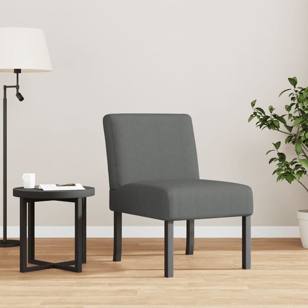 Fauteuil stof donkergrijs 1
