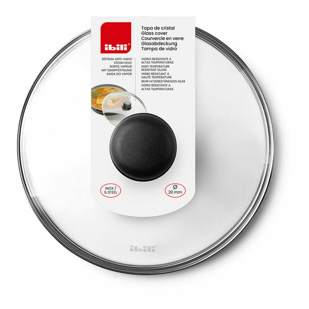Deksel Braadpan Ibili Kristal &Oslash; 18 cm 1