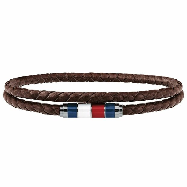Tommy Hilfiger 2790055 Leer 21 cm Heren armband 1