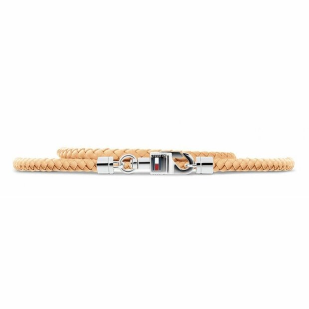 Tommy Hilfiger 2701065 Leer 24 cm Heren armband 1