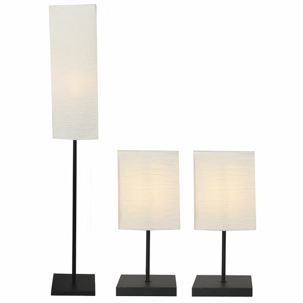 Vloerlamp Home ESPRIT Bruin (3 Onderdelen) 1