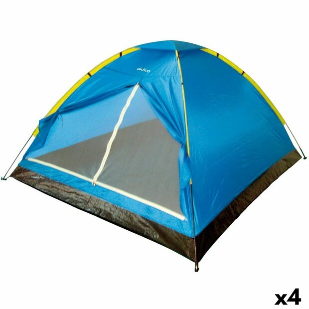 Kampeertent Aktive 4 personen 210 x 130 x 240 cm (4 Stuks) 1