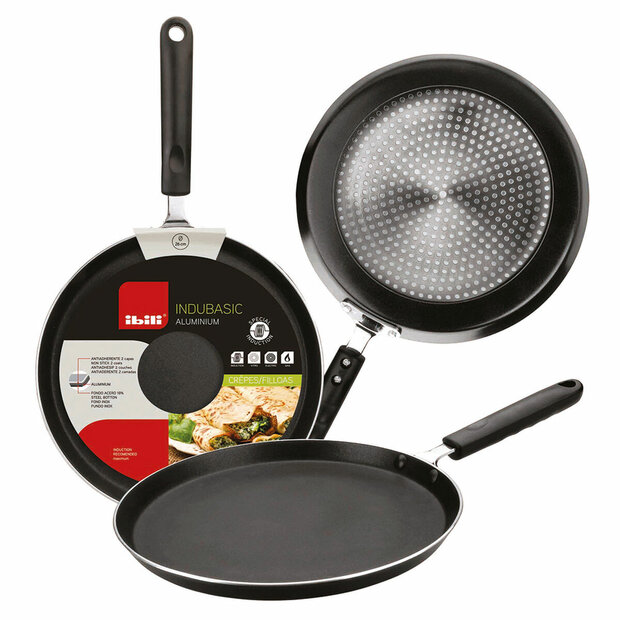 Cr&ecirc;pekoekenpan Ibili Aluminium &Oslash; 26 cm 26 cm Zwart 1
