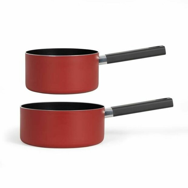 Pottenset Livoo Rood Siliconen 2 Onderdelen (2 Stuks) 1