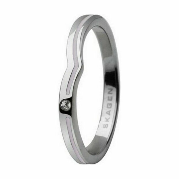 Dames ring Skagen JRSV018SS - Maat: 10 1