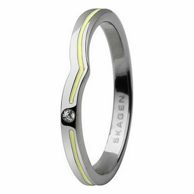 Dames ring Skagen JRSY018SS - Maat: 10 1