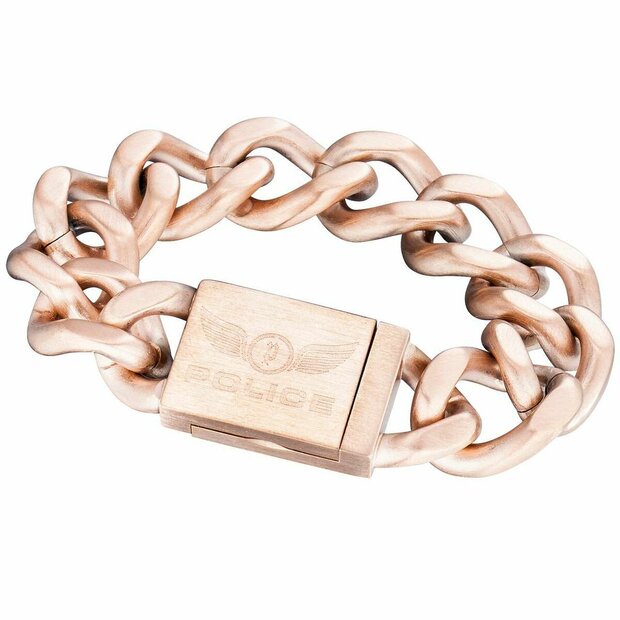 Police PJ25016BSRG.02-2 Roestvrij staal 21 cm Heren armband 1