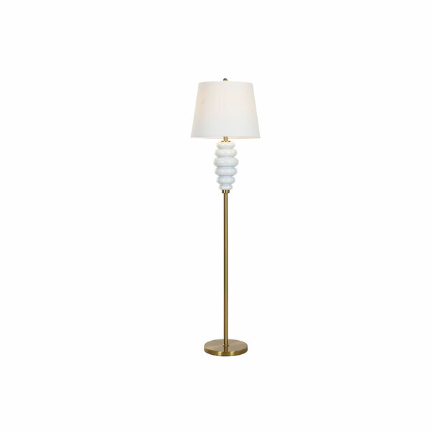 Vloerlamp Home ESPRIT Wit Gouden 220 V 43 x 43 x 170 cm 1