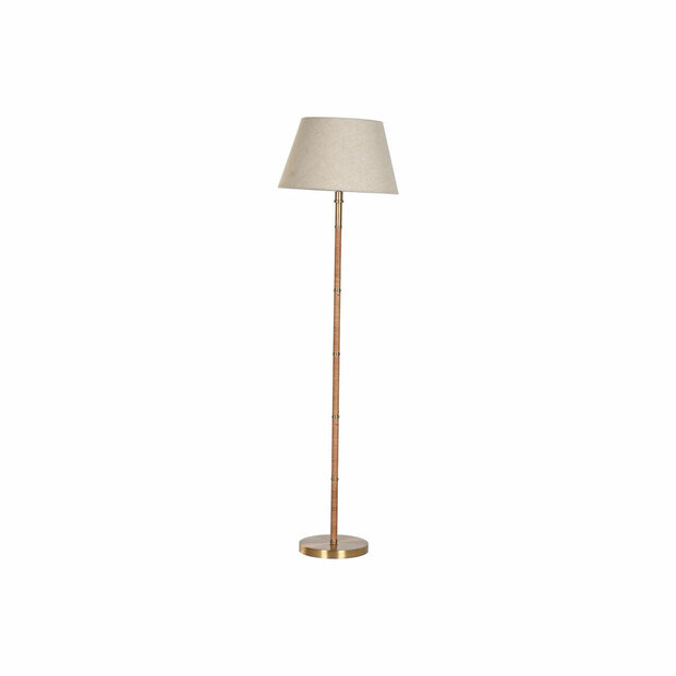 Vloerlamp Home ESPRIT Beige Gouden Natuurlijk 50 W 220 V 42 x 42 x 154 cm 1