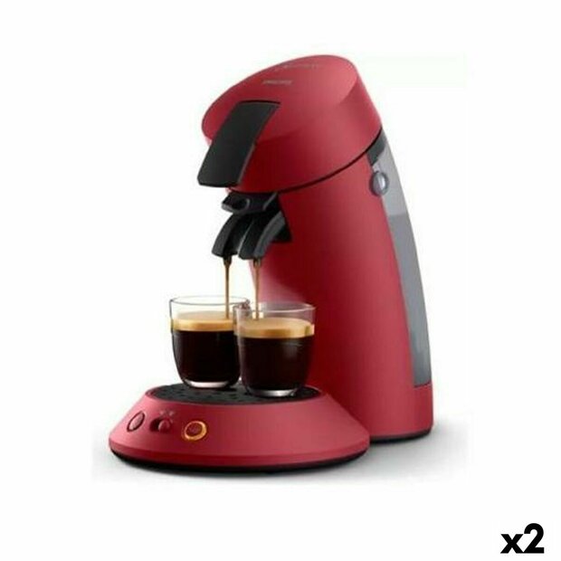 Capsule Koffiemachine Philips SENSEO ORIGINAL PLUS Rood 1 bar 0,7 L (2 Stuks) 1