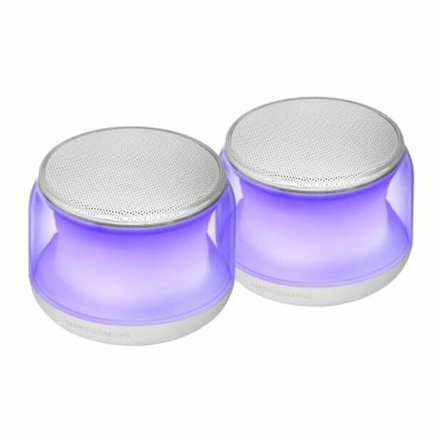 Mars Gaming MSAURAW Wit 15 W 4 W Bluetooth luidspreker 1