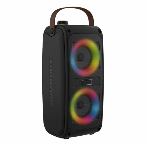 Denver Electronics Zwart LED RGB Bluetooth luidspreker 1