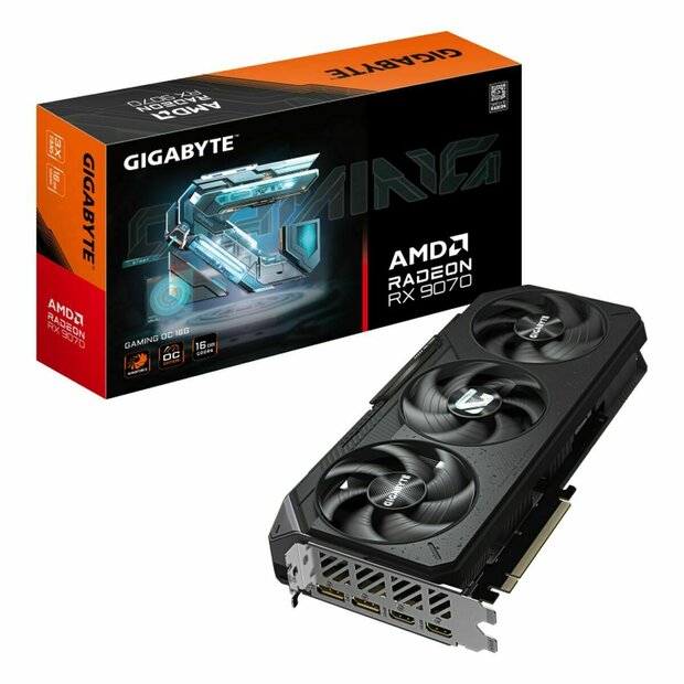 Videokaart Gigabyte RX 9070 GAMING OC 16GB 16 GB GDDR6 1