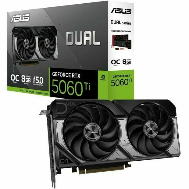 Videokaart Asus 90YV0MP2-M0NA00 geforce rtx 5060 ti 8 GB GDDR6 GDDR7 1