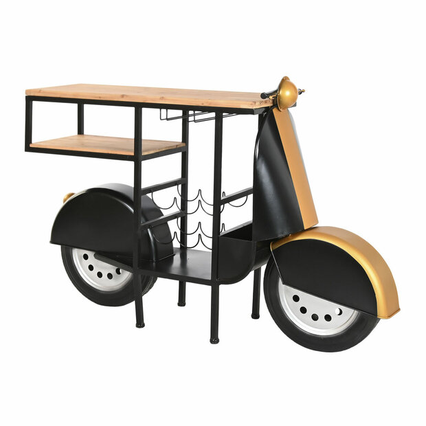 Flessenrek Home ESPRIT Zwart Gouden 134 X 36 X 92 CM 1