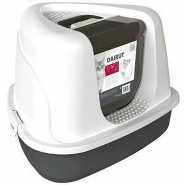 Kattenbak MPETS DAIRUT Wit Zwart 50 x 42 x 36 cm 1