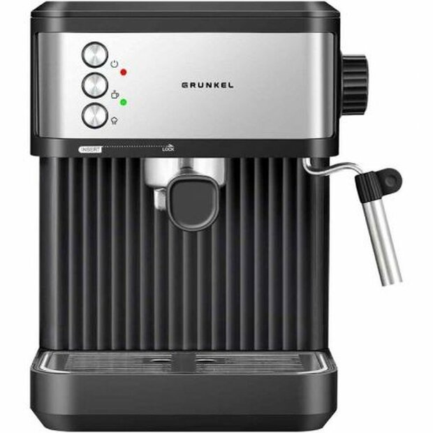 Expresso Koffiemachine Grunkel CAFPRESSO-20AROMA Zwart Zilver 1