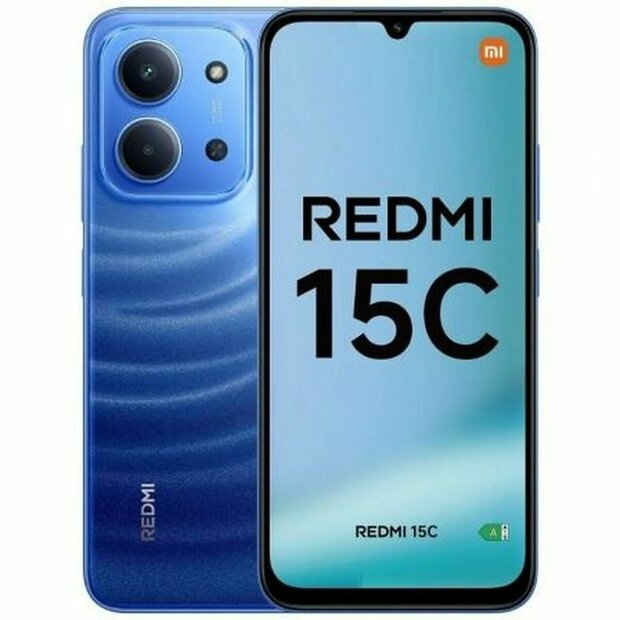 Smartphone Xiaomi REDMI 15C 4-128 BL Octa Core 4 GB RAM 128 GB Blauw 6,9&quot; 1