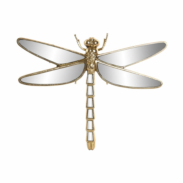 Wanddecoratie Home ESPRIT Gouden Modern Libel 25 X 4 X 31,5 CM 1