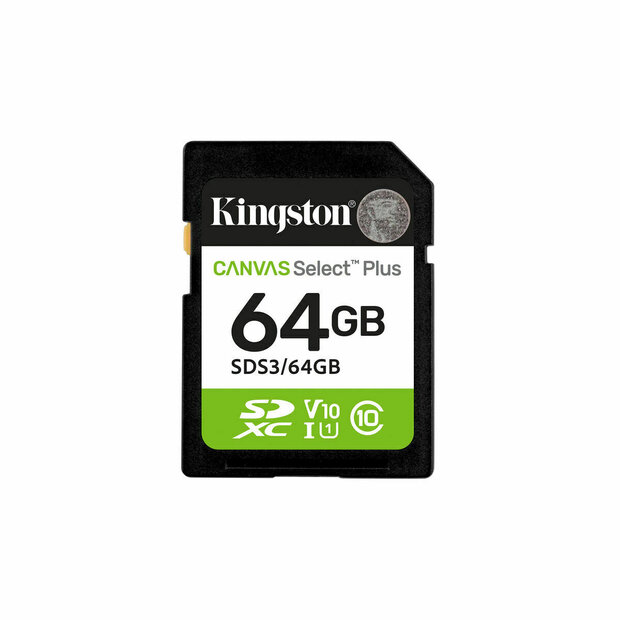 Micro SD kaart met adapter Kingston SDS3/64GB 64 GB 1