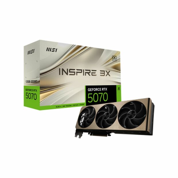 Videokaart MSI 912-V532-006 12 GB nvidia geforce rtx 5070 GDDR7 1