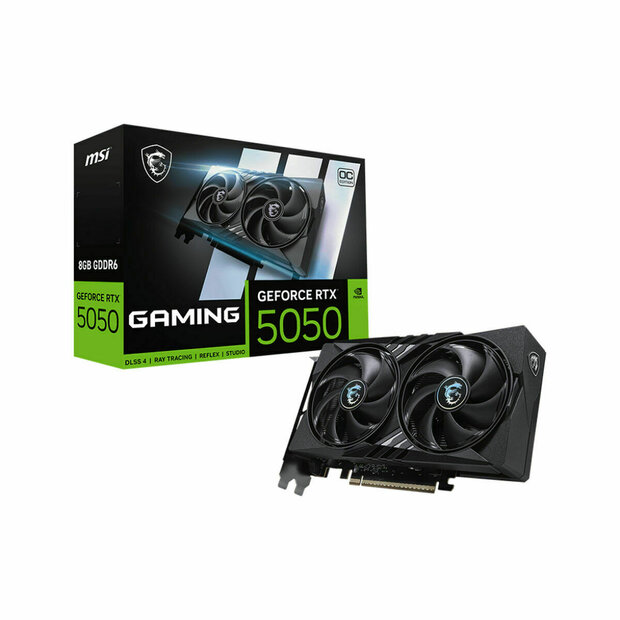 Videokaart MSI GeForce RTX 5050 8G GAMING OC GEFORCE RTX 5050 8 GB GDDR6 1