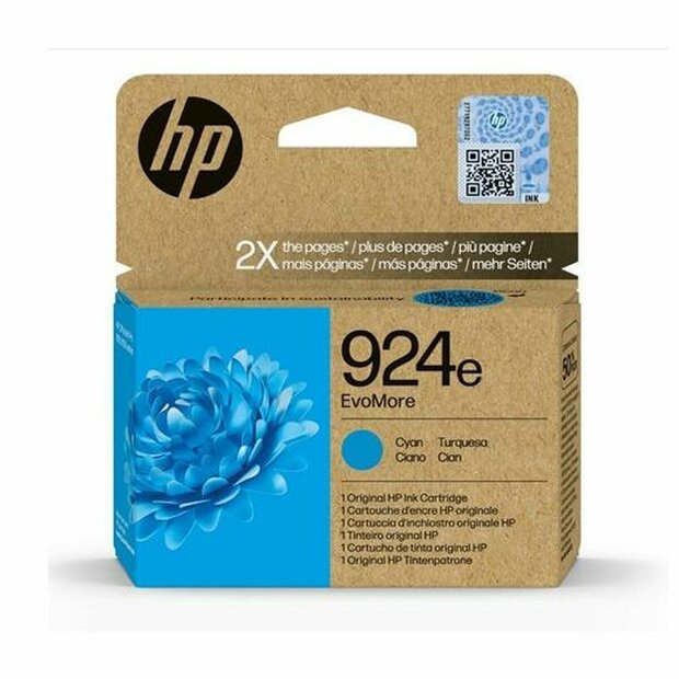 Originele inktcartridge HP 00P OFFICEJET PRO 8120, 8130 SERIES - 924E Cyaan 1
